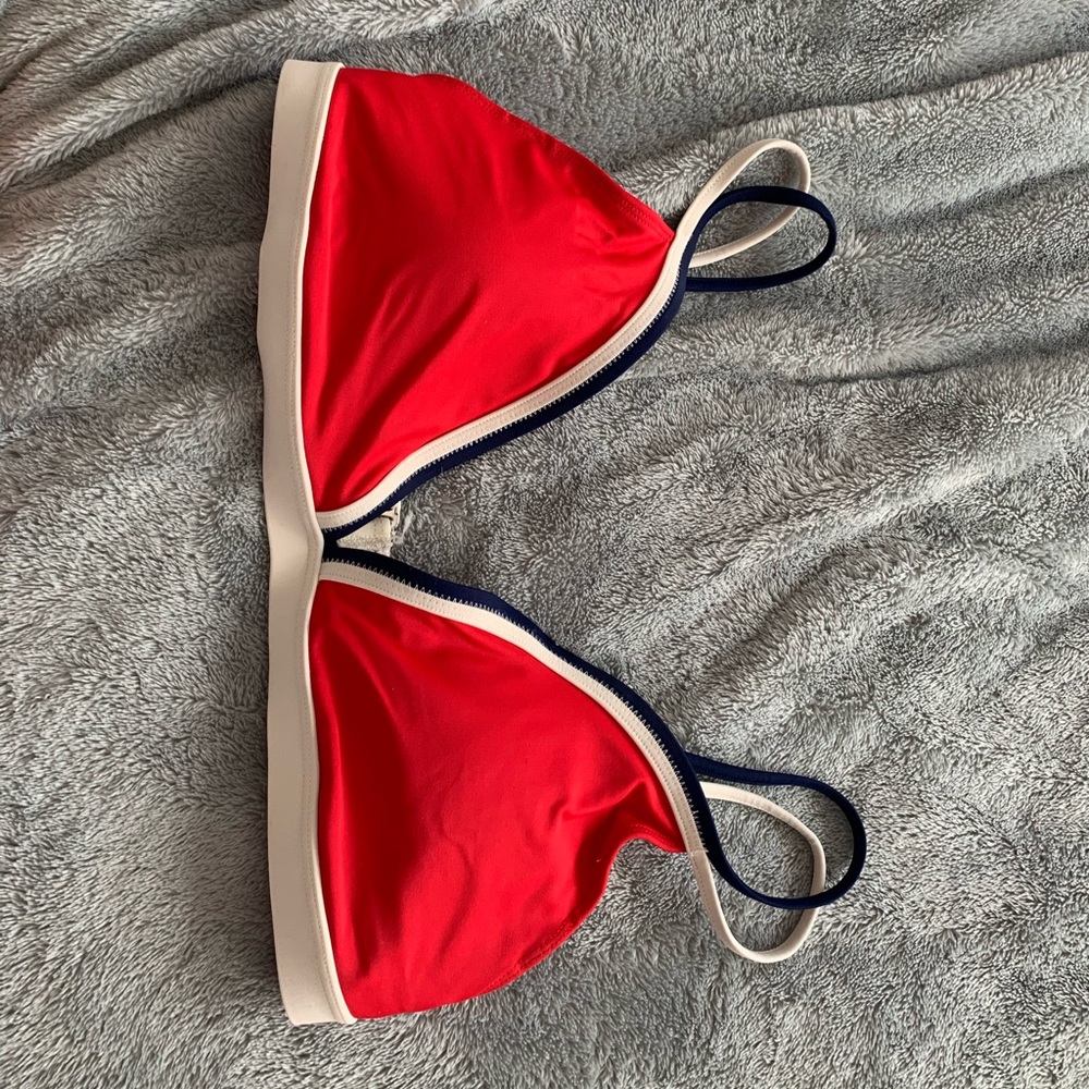 Red V-Neck Top